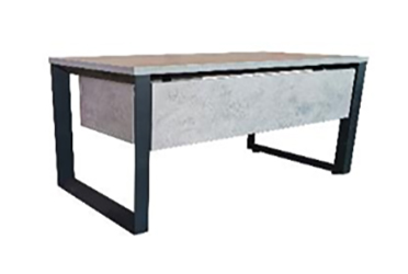 میز کارمندی 2 کشو هوایی مدل سیلور